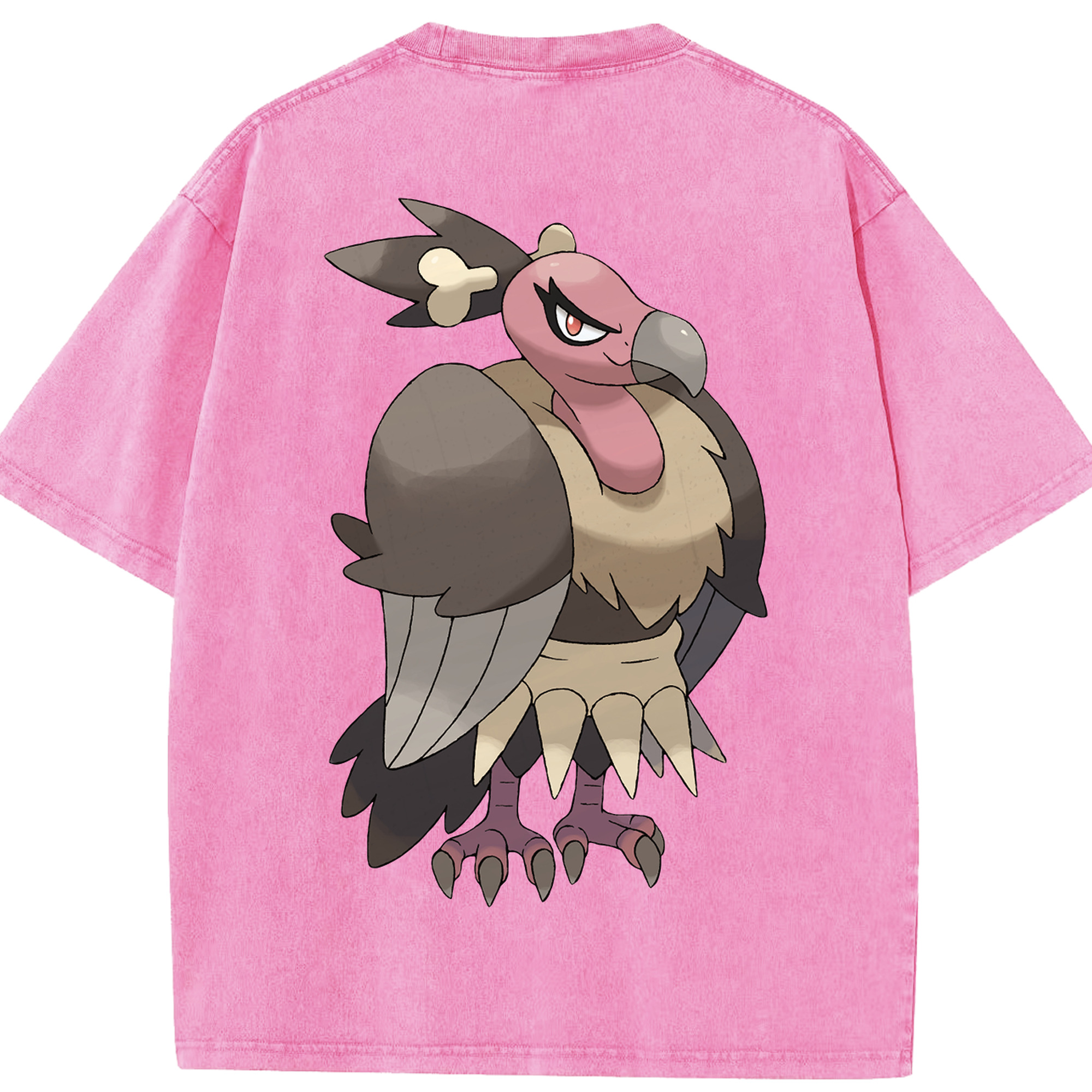 （画像用） ポケットモンスター Pokémon 綿100% ヴィンテージ風 半袖Tシャツ（背面プリント）